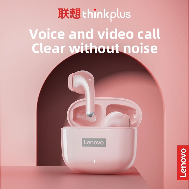 Fone de ouvido Bluetooth 5.1 Lenovo LP40 Pro à prova d'água - Imagem 8